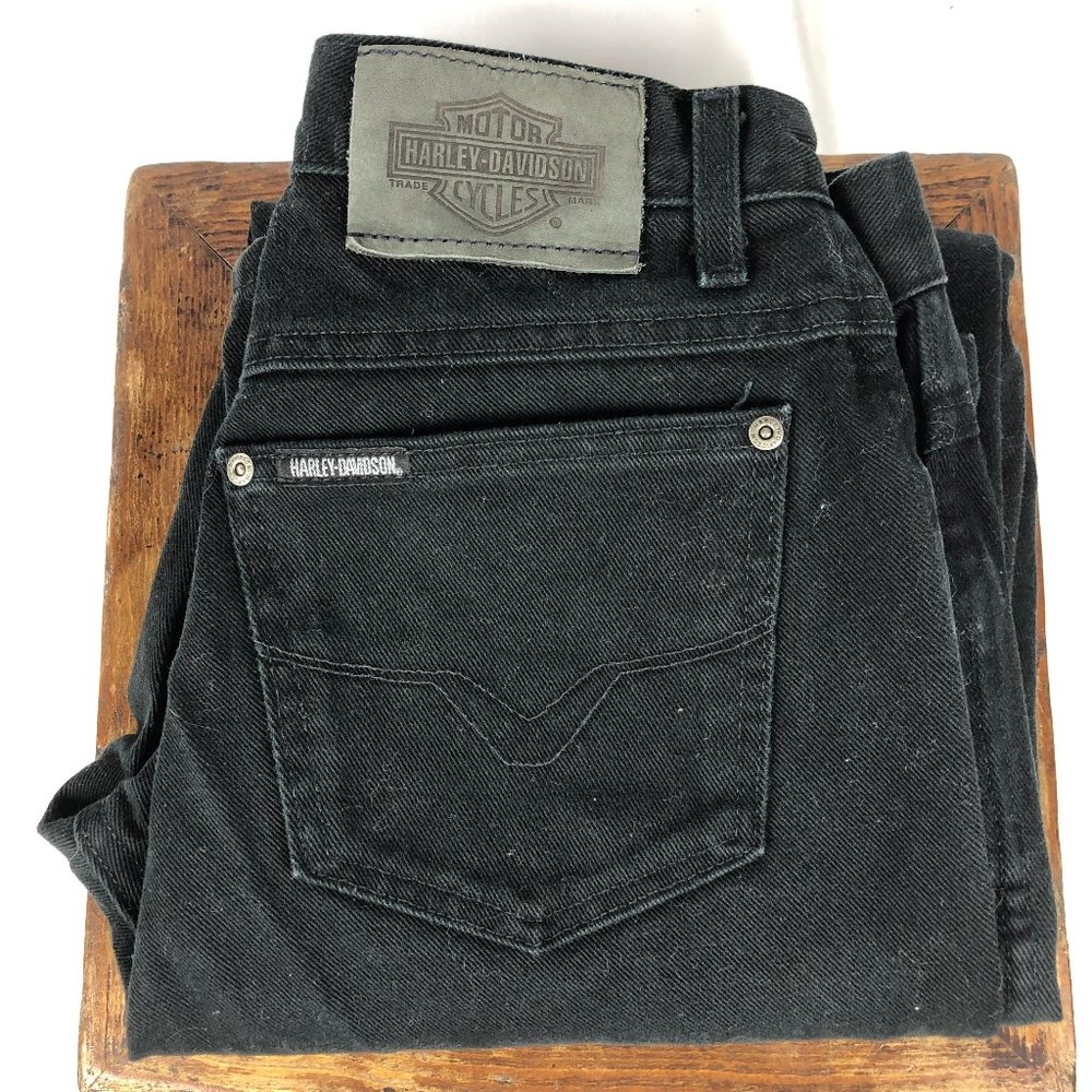 Vintage Harley Davidson Jeans Black 32/30